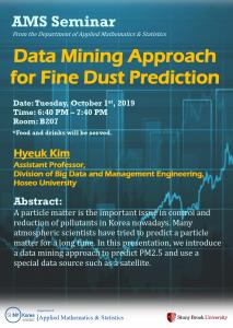 [Seminar] Data Mining Approach for Fine Dust Prediction