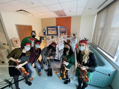 Staller Center’s Instrument Petting Zoo Spreads Holiday Cheer at SB Ch… 이미지