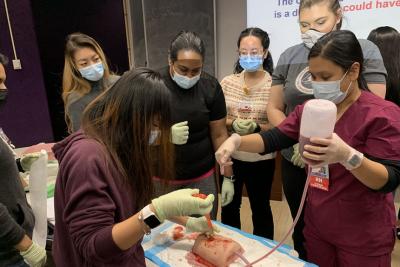 Stop the Bleed Program Teaches Nursing Students How to Save Lives 이미지