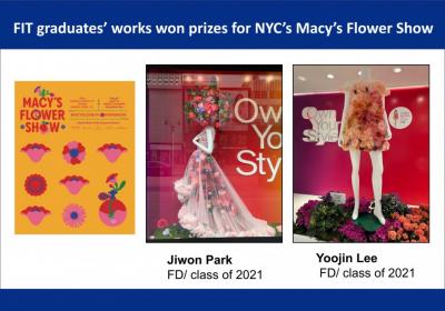 FIT graduates’ works won prizes for NYC’s Macy’s Flower Show 이미지