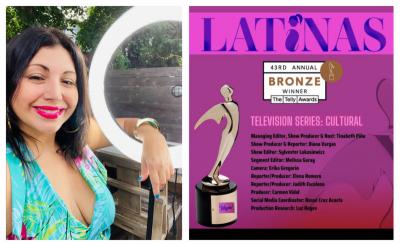 Elena Romero Honored with Second Telly Award for On-Air Work 이미지
