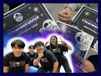SUNY Korea Students Wins an Award in SBU Hacks 2022