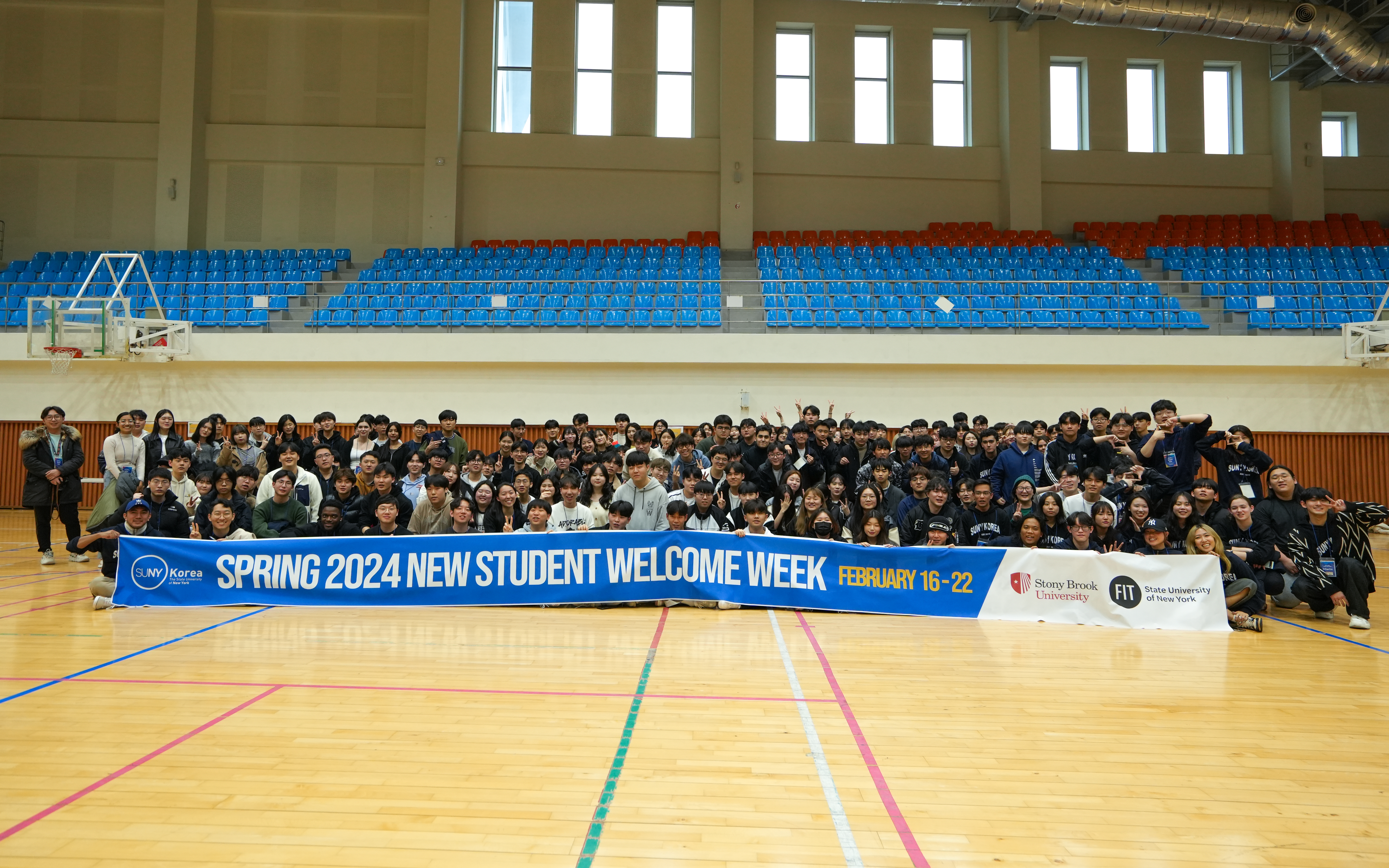 A Warm Welcome for Spring 2024 Freshmen at SUNY Korea image